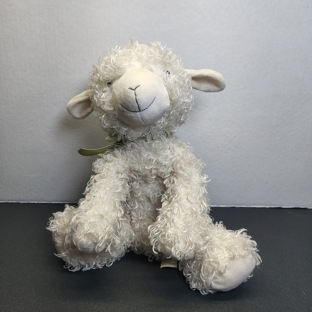 Hallmark Cute fluffy white sheep plush stuffed animal toy Rare